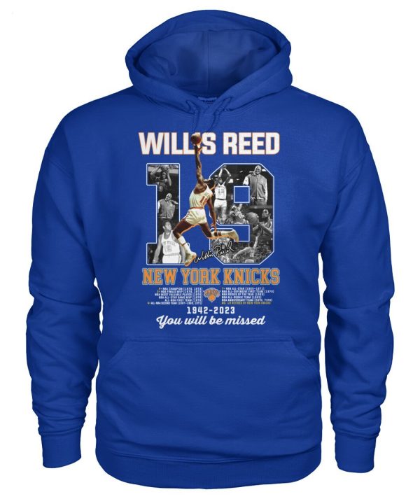 Willis Reed New York Knicks 1942 – 2023 You Will Be Missed T-Shirt – Limited Edition