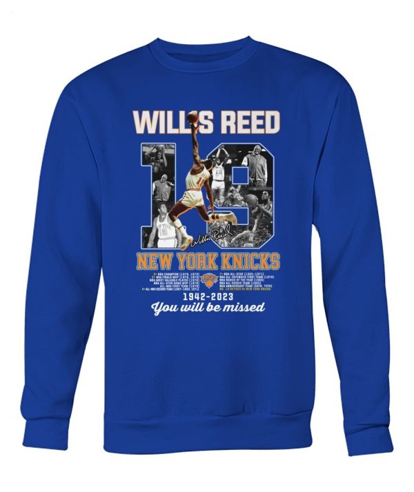 Willis Reed New York Knicks 1942 – 2023 You Will Be Missed T-Shirt – Limited Edition