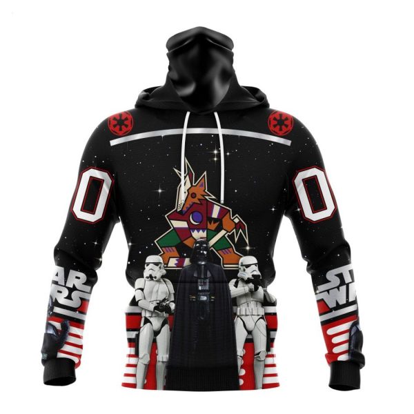 Personalized NHL Arizona Coyotes Special Star Wars Design May The 4th Be With You Hoodie