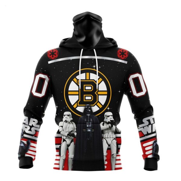 Personalized NHL Boston Bruins Special Star Wars Design May The 4th Be With You Hoodie