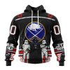 Personalized NHL Calgary Flames Special Star Wars Design May The 4th Be With You Hoodie