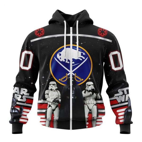 Personalized NHL Buffalo Sabres Special Star Wars Design May The 4th Be With You Hoodie