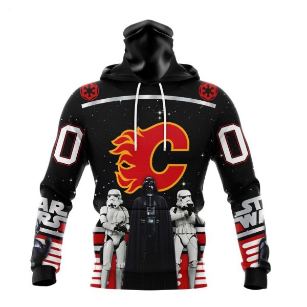 Personalized NHL Calgary Flames Special Star Wars Design May The 4th Be With You Hoodie