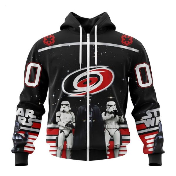 Personalized NHL Carolina Hurricanes Special Star Wars Design May The 4th Be With You Hoodie