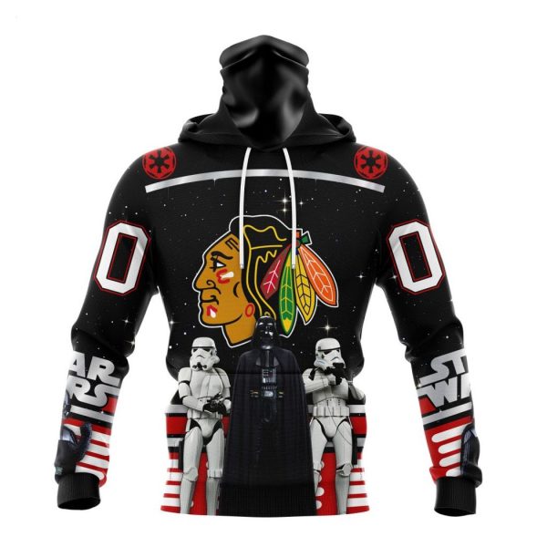 Personalized NHL Chicago Blackhawks Special Star Wars Design May The 4th Be With You Hoodie