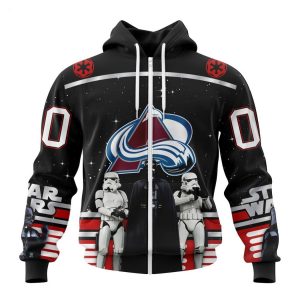 Personalized NHL Colorado Avalanche Special Star Wars Design May The 4th Be With You Hoodie