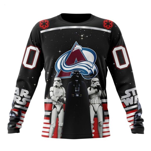 Personalized NHL Colorado Avalanche Special Star Wars Design May The 4th Be With You Hoodie