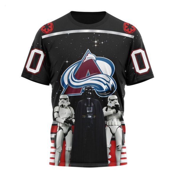 Personalized NHL Colorado Avalanche Special Star Wars Design May The 4th Be With You Hoodie