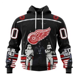 NHL Detroit Red Wings Custom Name Number Veterans Day Camo 2019 Practice  Jersey Pullover Hoodie