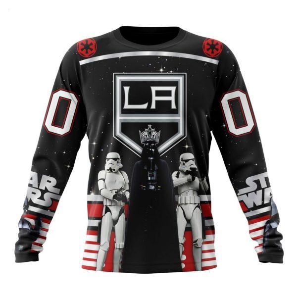 Personalized NHL Los Angeles Kings Special Star Wars Design May The 4th Be With You Hoodie