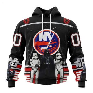 Personalized NHL New York Islanders Special Star Wars Design May The 4th Be With You Hoodie
