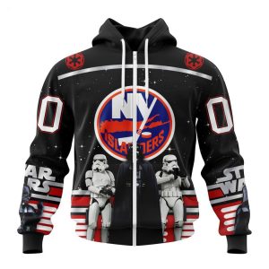 Personalized NHL New York Islanders Special Star Wars Design May The 4th Be With You Hoodie