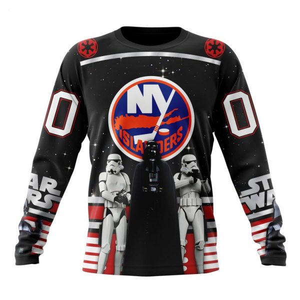 Personalized NHL New York Islanders Special Star Wars Design May The 4th Be With You Hoodie