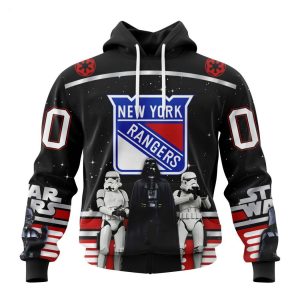 Personalized NHL New York Rangers Special Star Wars Design May The 4th Be With You Hoodie