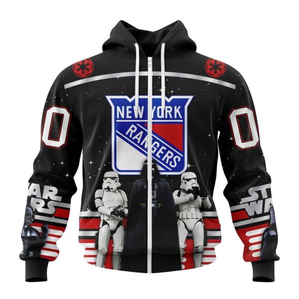 Personalized NHL New York Rangers Special Star Wars Design May The 4th Be With You Hoodie