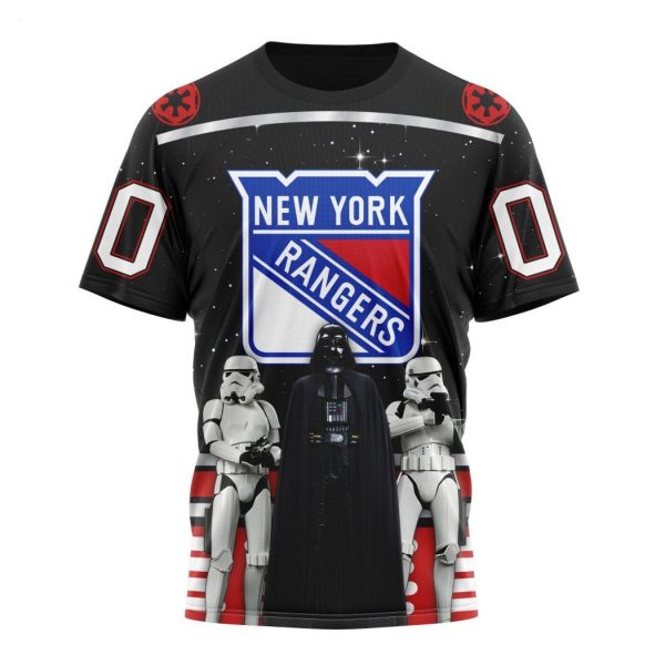 Personalized NHL New York Rangers Special Star Wars Design May The 4th Be With You Hoodie