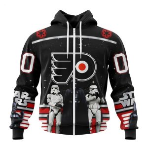 Personalized NHL Philadelphia Flyers Special Star Wars Design May The 4th Be With You Hoodie