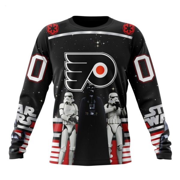 Personalized NHL Philadelphia Flyers Special Star Wars Design May The 4th Be With You Hoodie