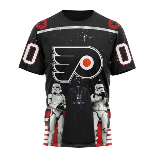 Personalized NHL Philadelphia Flyers Special Star Wars Design May The 4th Be With You Hoodie