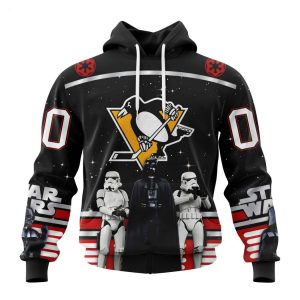 Personalized NHL Pittsburgh Penguins Special Star Wars Design May The 4th Be With You Hoodie