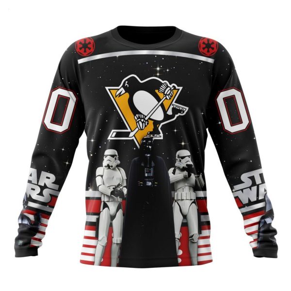 Personalized NHL Pittsburgh Penguins Special Star Wars Design May The 4th Be With You Hoodie