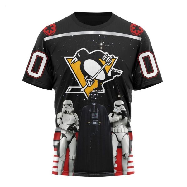 Personalized NHL Pittsburgh Penguins Special Star Wars Design May The 4th Be With You Hoodie