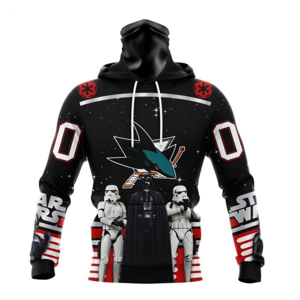 Personalized NHL San Jose Sharks Special Star Wars Design May The 4th Be With You Hoodie