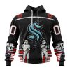 Personalized NHL San Jose Sharks Special Star Wars Design May The 4th Be With You Hoodie