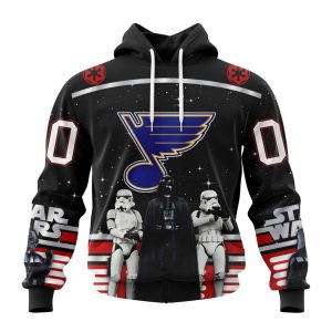 Personalized NHL St. Louis Blues Special Star Wars Design May The 4th Be With You Hoodie