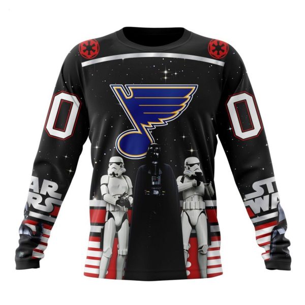 Personalized NHL St. Louis Blues Special Star Wars Design May The 4th Be With You Hoodie