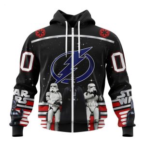 Personalized NHL Tampa Bay Lightning Special Star Wars Design May The 4th Be With You Hoodie