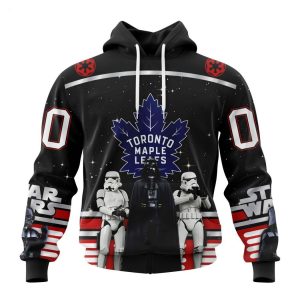 Personalized NHL Toronto Maple Leafs Special Star Wars Design May The 4th Be With You Hoodie