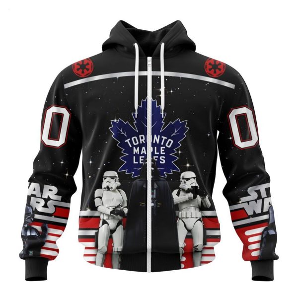 Personalized NHL Toronto Maple Leafs Special Star Wars Design May The 4th Be With You Hoodie