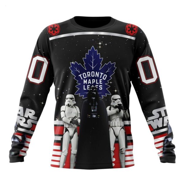 Personalized NHL Toronto Maple Leafs Special Star Wars Design May The 4th Be With You Hoodie