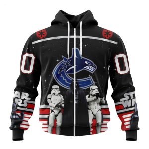 Personalized NHL Vancouver Canucks Special Star Wars Design May The 4th Be With You Hoodie