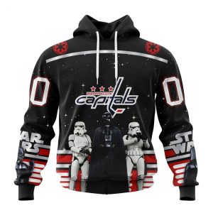 Personalized NHL Washington Capitals Special Star Wars Design May The 4th Be With You Hoodie