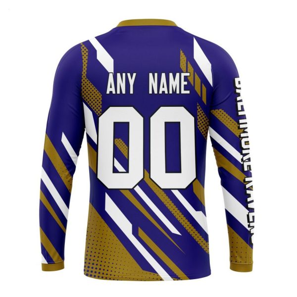 Personalized NFL Baltimore Ravens Special MotoCross Concept Hoodie