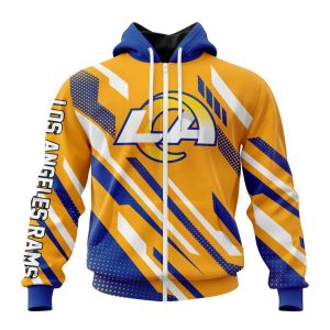 Personalized NFL Los Angeles Rams Special MotoCross Concept Hoodie
