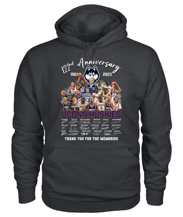 LIMITED EDITION 122nd Anniversary 1901 – 2023 Uconn Huskies Thank You For The Memories T-Shirt