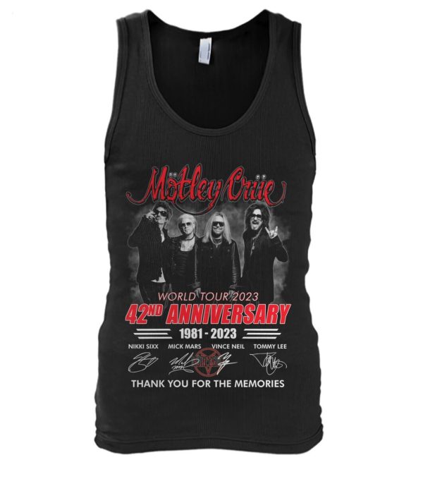 LIMITED EDITION Motley Crue World Tour 2023 42nd Anniversary 1981