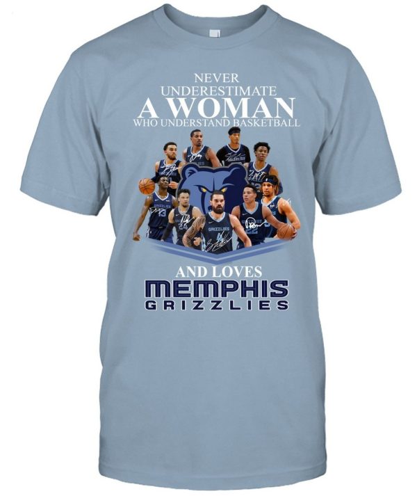 LIMITED EDITION Never Underestimate A Woman Who Understands Basketball And Loves Memphis Grizzlies T-Shirt