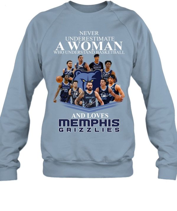 LIMITED EDITION Never Underestimate A Woman Who Understands Basketball And Loves Memphis Grizzlies T-Shirt