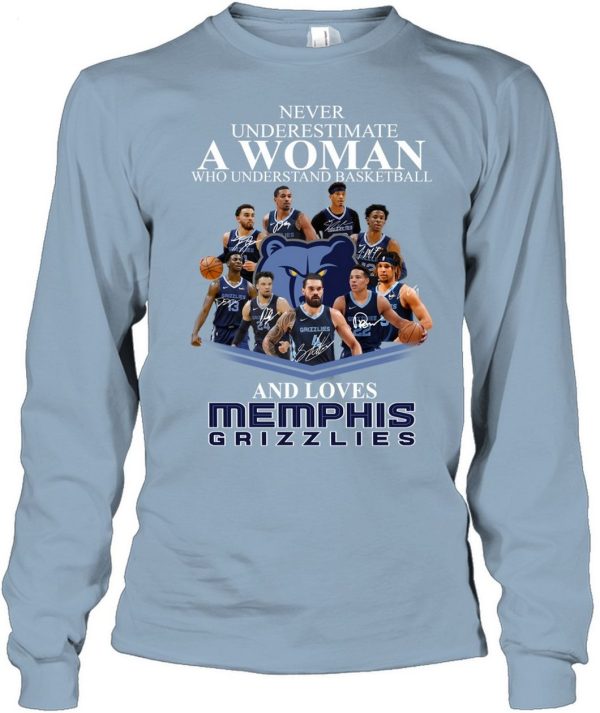 LIMITED EDITION Never Underestimate A Woman Who Understands Basketball And Loves Memphis Grizzlies T-Shirt