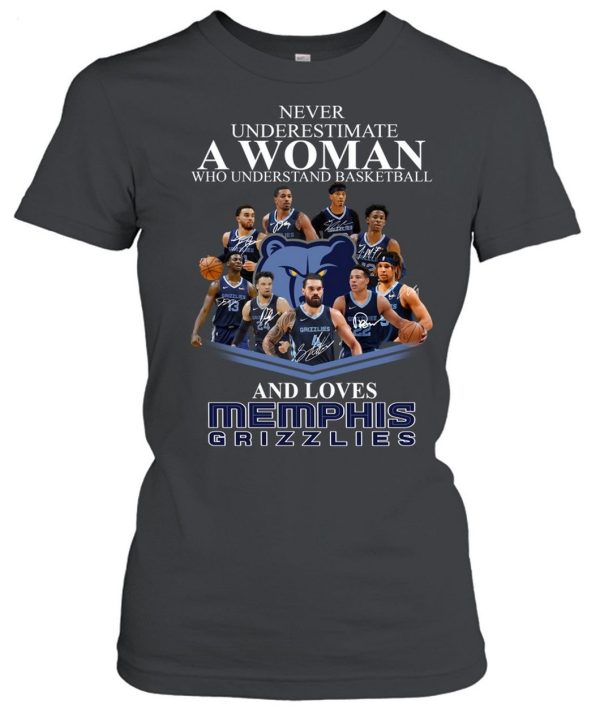 LIMITED EDITION Never Underestimate A Woman Who Understands Basketball And Loves Memphis Grizzlies T-Shirt