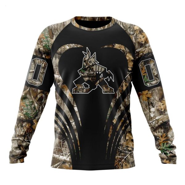 Personalized NHL Arizona Coyotes Special Camo Hunting Hoodie