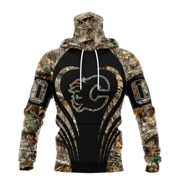 Personalized NHL Calgary Flames Special Camo Hunting Hoodie