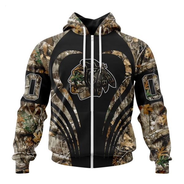 Personalized NHL Chicago Blackhawks Special Camo Hunting Hoodie