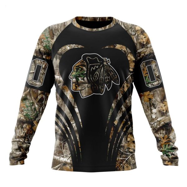 Personalized NHL Chicago Blackhawks Special Camo Hunting Hoodie