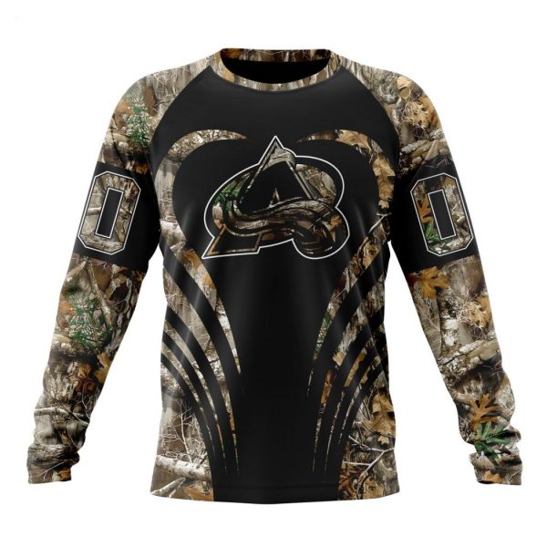 Personalized NHL Colorado Avalanche Special Camo Hunting Hoodie