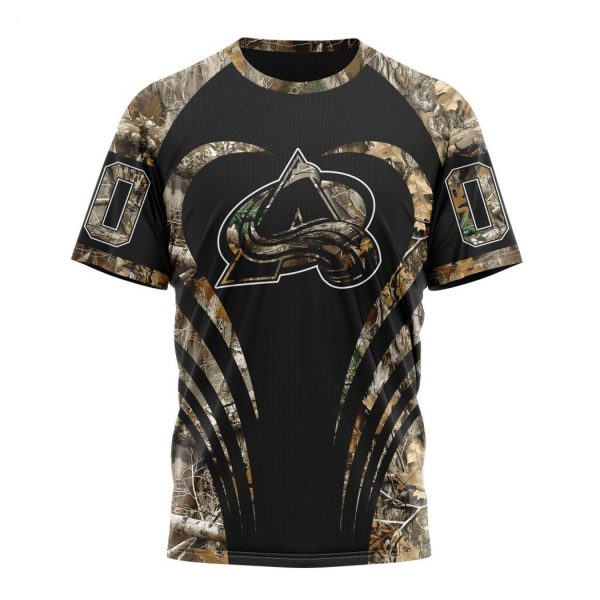 Personalized NHL Colorado Avalanche Special Camo Hunting Hoodie